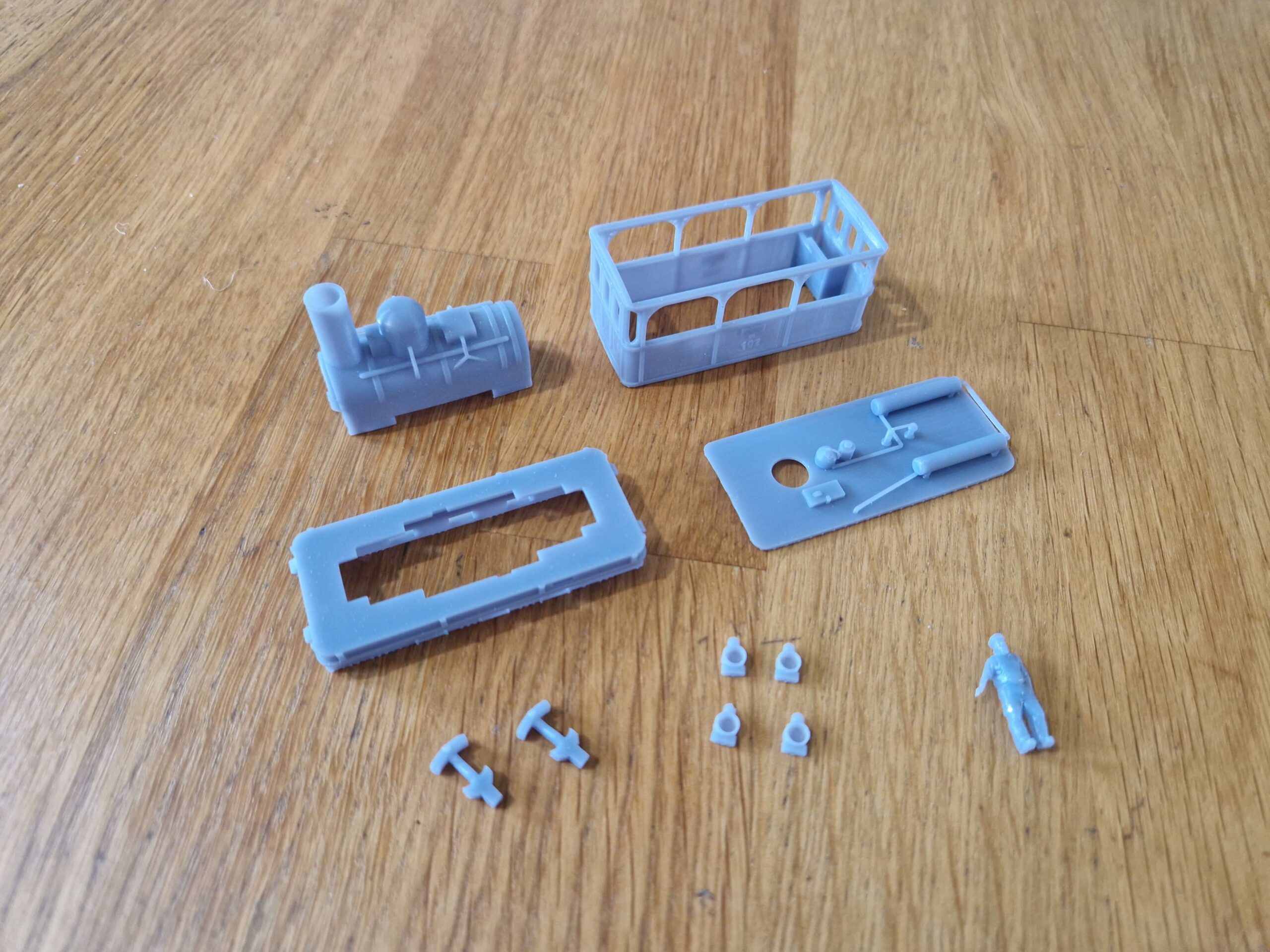 Kit tramway Elias HOe – impression résine 3D