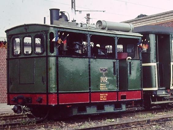 Tramway à vapeur Elias – photo d'archive
