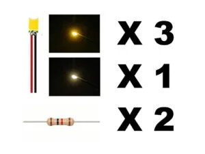 Kit d’éclairage LED 3 feux et cabine 3V-16V