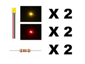 Kit d’éclairage LED 4 feux avant et arrière 3V-16V